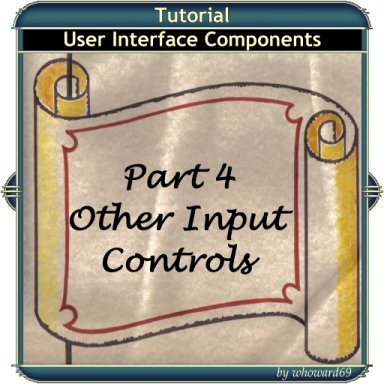 Test - UI Tutorial - 4 Other Input Controls