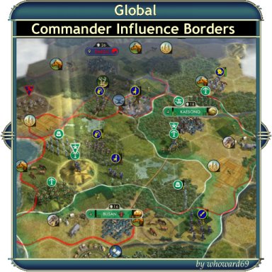 Global - Commander Influence Borders