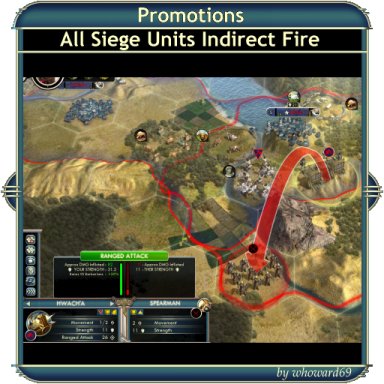 Promotions - All Siege Units Indirect Fire