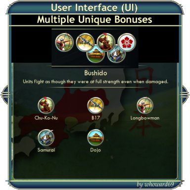 UI - Multiple Unique Bonuses (GK)