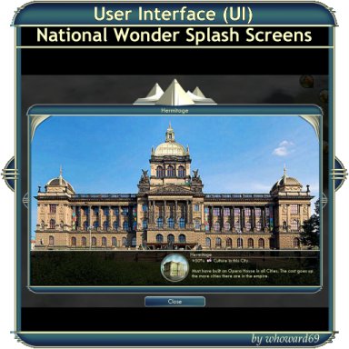 UI - National Wonder Splash Screens