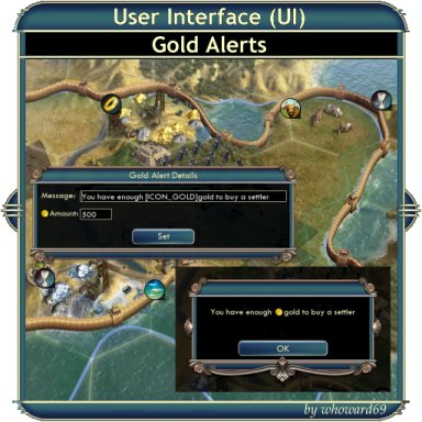UI - Gold Alerts